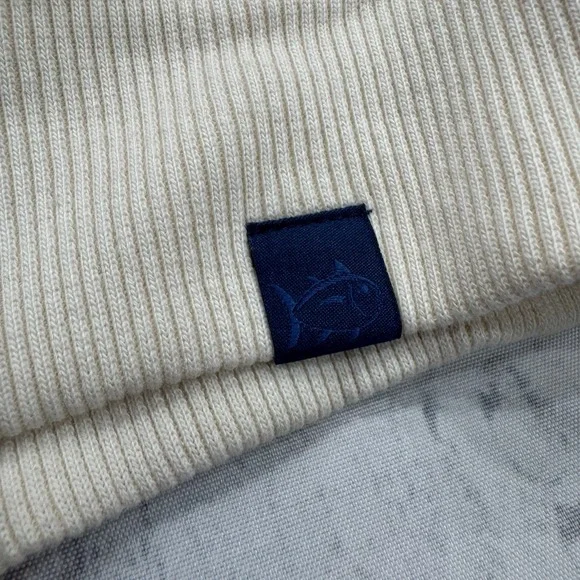 NWT Southern Tide Full Zip Fleece Hoodie Jacket‎ M Birch White SOFT WARM Mens